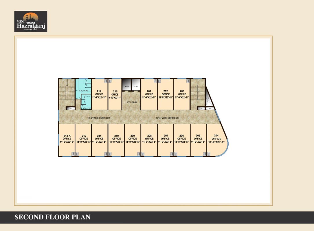 Omaxe Hazratganj Floor Plan