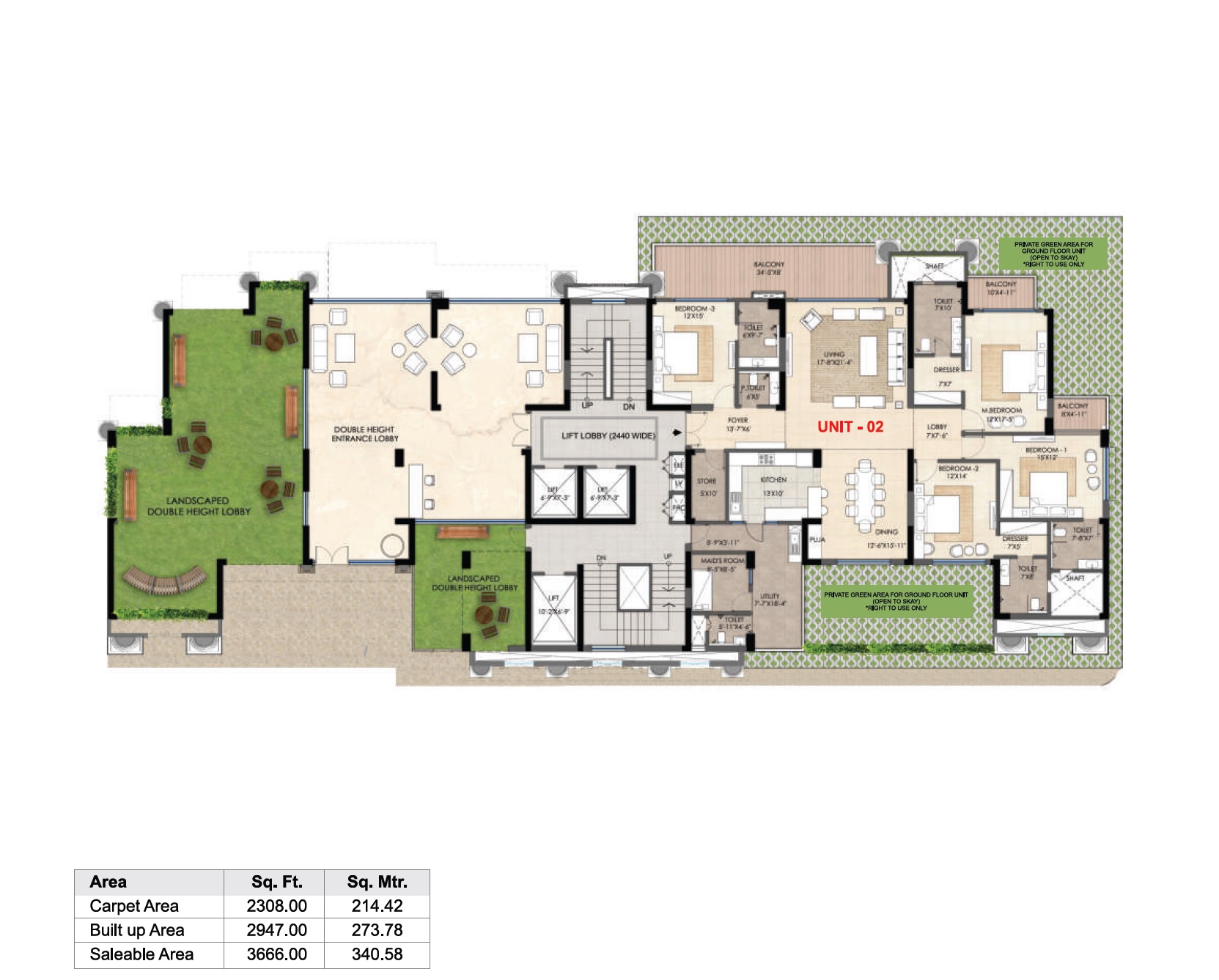 Omaxe Resort Floor Plan